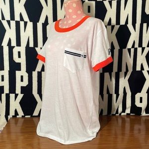 VS PINK RINGER TEE SHIRT NEW
